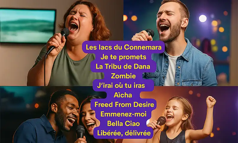 Top 10 des chansons les plus chantees en karaoke en Bretagne