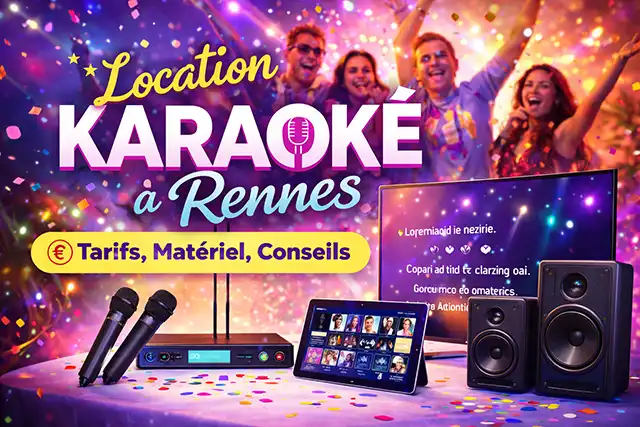Location karaoké à Rennes tarif matériel et conseils pour réussir votre soirée